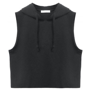 Sweat à capuche court pour homme, style streetwear, sweat à capuche court décontracté, vêtements de sport pour la salle de sport, haut athlétique léger et confortable - Product Image 6