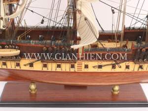 Gia Nhien Manufacturer Approve Custom Design Low MOQ USS CONSTITUTION <b>MODEL</b> TALL SHIP with HIGH QUALITY Handicraft <b>Model</b> Ship - Product Image 4