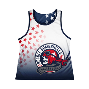 OEM mujeres entrenamiento Lacrosse Pinnies personalizado al por mayor sublimada Racerback malla de secado rápido Pinnies para equipos y ligas de Lacrosse - Product Image 1