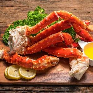 ปูราชาแดงสดเปลือกนุ่มปูว่ายน้ำสีฟ้า & ปูหิมะพร้อมไข่ปลาฟรังซ์ - Product Image 4