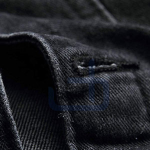 Chaqueta de Mezclilla para Hombre con Logotipo Personalizado de Alta Calidad, Precio Bajo, Talla Grande, Estilo Urbano, Cuello Alto, Tela de Lona, 100% Algodón - Product Image 5