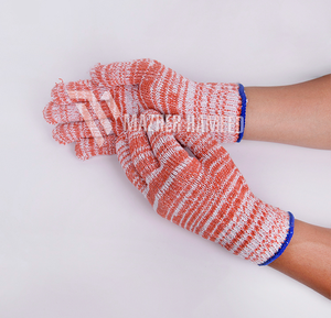 Solid Color <b>Magic</b> Elastic Outdoor Winter Cotton Gloves Non-Slip Full-Finger Knitted Warm <b>Bubble</b> Design for Daily Use - Product Image 5