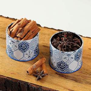 Best Selling Vintage Style Metal Food <b>Storage</b> <b>Jar</b> With Decorative Lid Perfect <b>For</b> Rustic Farmhouse And Country Style <b>Kitchens</b> - Product Image 1