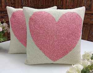 Funda de Cojín Cuadrada Bordada a Mano con Cuentas de Perlas, Artículo Decorativo para el Hogar, Venta al por Mayor - Product Image 3