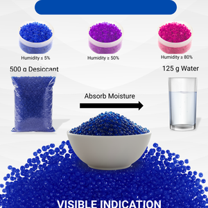 ซิลิกาเจลสีน้ำเงิน 1 กรัม สารดูดความชื้นสำหรับอุปกรณ์อิเล็กทรอนิกส์และสารเคมีสำหรับกระดาษ ป้องกันสิ่งของจากความชื้น-ยี่ห้อดรายแบรนด์ที่ดีที่สุด - Product Image 5