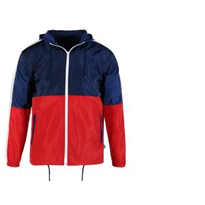 Veste coupe-vent personnalisée à fermeture éclair complète à capuche pour hommes Veste coupe-vent pliable et imperméable bon marché Veste coupe-vent - Product Image 6