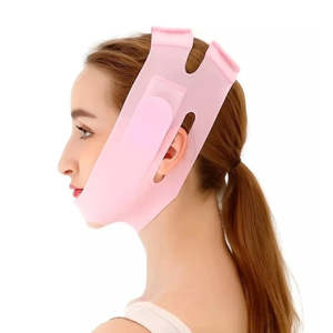 Fascia per il mento in silicone Myrva Myr-Zoe2037, supporto compressivo per il dimagrimento del viso e il modellamento del contorno facciale - Product Image 1