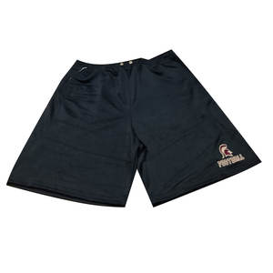 Pantalones cortos de gimnasio de algodón con logotipo personalizado, ropa de trabajo informal de cintura media transpirable de secado rápido, malla para correr con patrón sólido sublimado - Product Image 1