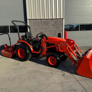 Tracteur B2401 22HP d'occasion à vendre, avec moteur et boîte de vitesses, 99% neuf, chargeur frontal/arrière complet - Product Image 1