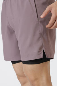 Quick Dry Elastic Waist Workout <b>Shorts</b> for <b>Men</b> with Built-in <b>Compression</b> and Woolen Fabric for Fitness & Running - Product Image 4