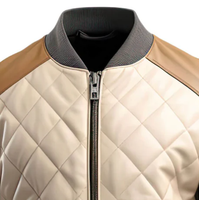 Vestes en cuir pour hommes en peau de mouton véritable entièrement personnalisées et bon marché à bas prix fabriqué à Sialkot Pakistan