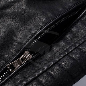 Design Your Own Winter Letter Pattern Front Logo Custom Color High Quality Casual Leather <b>Jackets</b> Custom Size OEM Service - Product Image 5