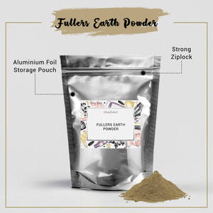 Poudre d'argile de Fuller pour les soins et le coiffage des cheveux multi-usages, également connue sous le nom de Multani Mitti - Product Image 4