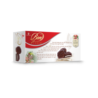 OEM Vietnam Cacao Guimauve 168g Brun Forme Ronde Doux En Vrac Doux Bon 12 Mois Durée De Conservation Saveur De Chocolat Boîte Sac Emballage