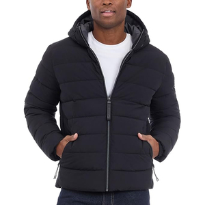 เสื้อแจ็คเก็ตขนเป็ดมีฮู้ดของผู้ชายเสื้อแจ็คเก็ตขนเป็ดมีฮู้ดกันน้ำระบายอากาศได้ดีสำหรับแบรนด์2025ออกแบบได้ตามต้องการ - Product Image 2