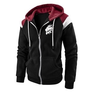 Vente chaude en détresse broderie Sublimation Logo personnalisé sweat à capuche avec fermeture éclair impression bouffante sweats à capuche - Product Image 1