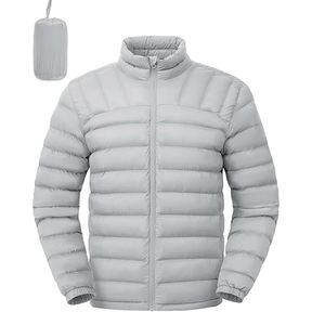 Chaqueta de Invierno Ligera Resistente al Agua para Hombre con Resistencia al Viento Estilo Urbano Logotipo Frontal OEM Personalizable - Product Image 6