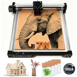 ATOMS TACK Swift Laser gra vierer für Anfänger 7000mW Cutter Laser Klasse 4 300x300mm Gravier maschine für Holz Leder Swift 7W - Product Image 1