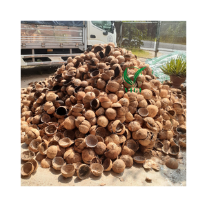 La cáscara de coco cruda natural reduce a la mitad las cáscaras ecológicas de Vietnam para carbón industrial y productos hechos a mano - Product Image 5