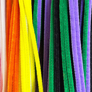 100 Piezas de Tallos de Chenilla Desechables de 8 mm x 50 cm, Multicolores, para Manualidades y Decoración - Product Image 2