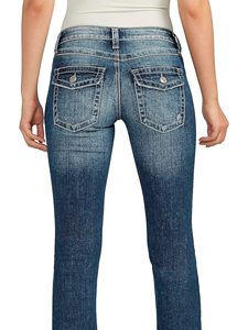 Primavera Verano y temporada de otoño nuevos pantalones vaqueros transpirables informales rectos delgados para mujer Pantalones al por mayor para mujer - Product Image 5