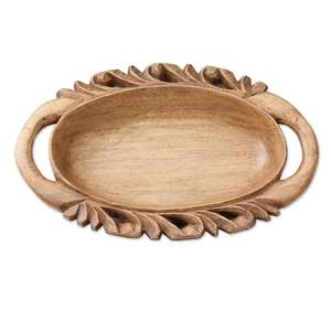 TOP <b>WOODEN</b> PRINTED TRAY BEST QUALITY <b>CARVED</b> Available square Shape and India Handicraft best Sample Hot <b>Sale</b> - Product Image 5