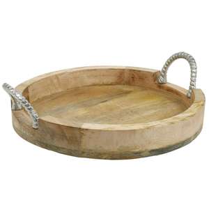 Plateau de service en bois tendance pour la décoration de table de fête de mariage utilisation de service de restauration équipement de restauration - Product Image 6