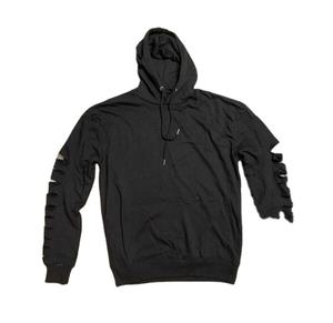 Sudadera con capucha desgastada para hombre de alta calidad OEM 2025, diseño de tendencia, ropa de calle transpirable para invierno, gran oferta - Product Image 5