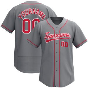 Conjunto de Jersey de béisbol personalizado de alta calidad, uniforme deportivo transpirable con bordado de logotipo personalizado directo del proveedor de China - Product Image 1