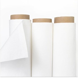 Tissu à armure toile 100% coton 40x40s 200T pour drap de lit d'hôtel/hôpital en rouleau - Product Image 1