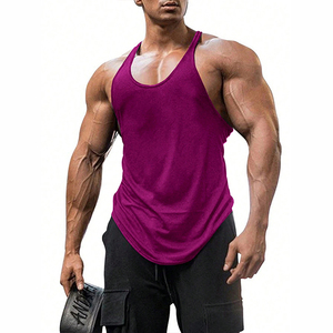 Singulet de gymnastique en polyester et élasthanne haute élasticité, tissu personnalisé pour hommes, 87% polyester 13% - Product Image 1
