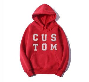 Algodón Chenille Bordado Sudaderas con capucha Peso pesado Vintage Chenille Bordado Sudadera con capucha - Product Image 6