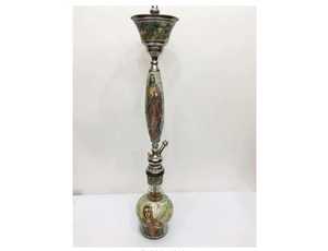 Christmas Story Mother of Pearl Farida Hookahs Edición limitada única Lujo hecho a mano con técnicas de laca Patrón de regalo en caja - Product Image 2