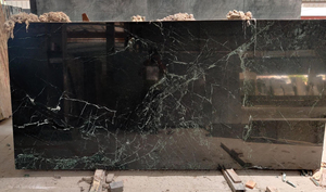 Vente en gros de dalles de pierre naturelle personnalisées marbre Marquina noir dalles de marbre noir de qualité supérieure pour comptoirs et revêtements de sol carreaux de marbre - Product Image 6