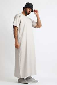 เสื้อคลุมผู้ชายแบบดั้งเดิมคุณภาพสูงพร้อมฮู้ด ทันสมัย สวมใส่สบาย ระบายอากาศได้ดี สไตล์ตะวันออกกลาง - Product Image 5