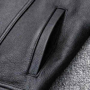 Personnalisable respirant hommes tissu cuir gilet Style décontracté sans manches moto Club gilet à la mode du Pakistan - Product Image 4