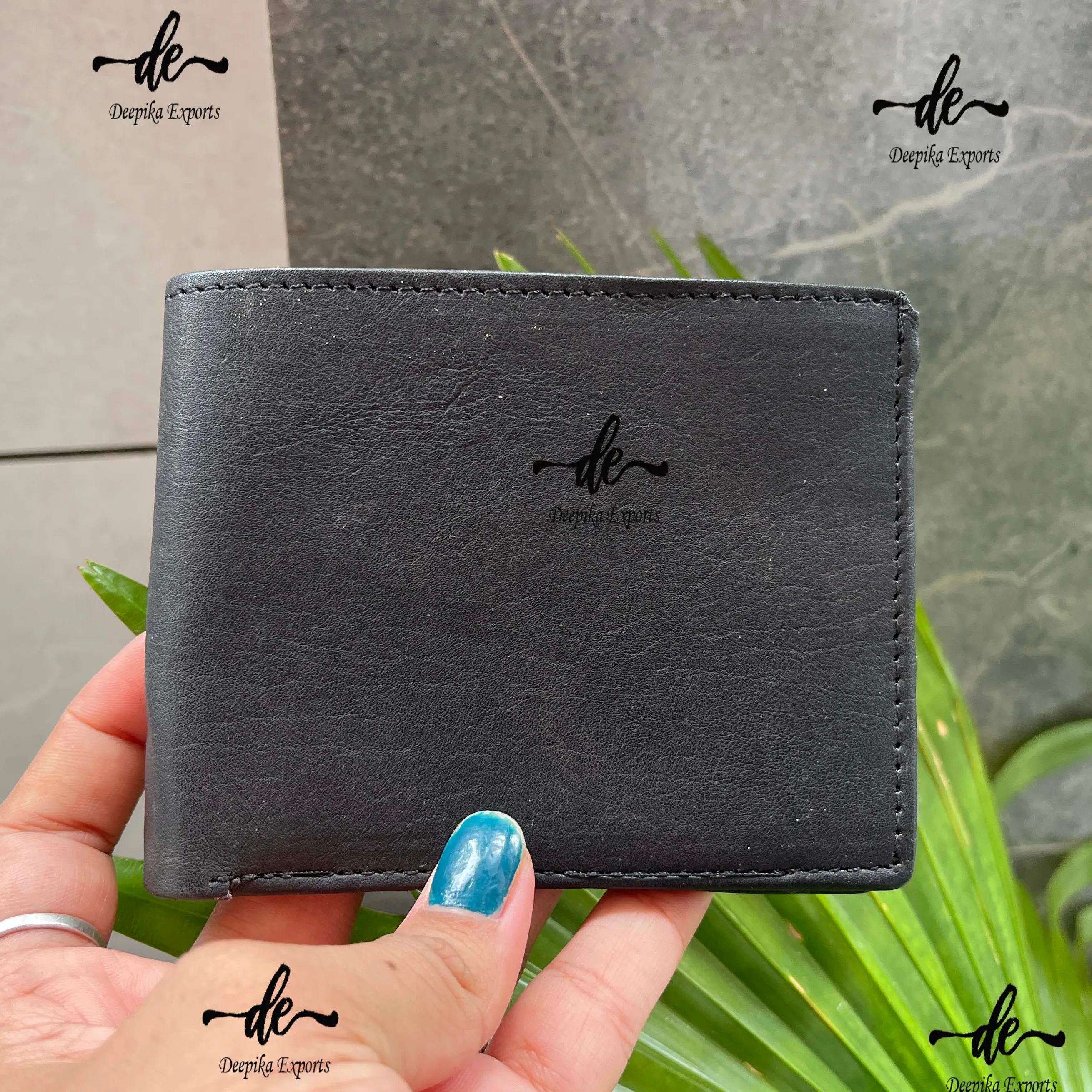 Men's Genuine Leather Wallet Real Leather Hot Sale Card Holder Luxury Designer Brown Color Cash Gift For Him