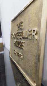 Plaque signalétique en laiton de vente chaude en laiton AK en gravure personnalisée finie polonaise pour décor de porte/décor à la maison - Product Image 5