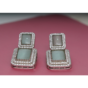 ชุดสร้อยคอชุบทอง24กะรัตสำหรับผู้หญิงทำจากหินเพทายใสทำด้วยมือ - Product Image 5