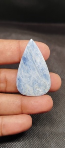 Cabujón de Cristal de Cianita Azul Natural Suelto de la Mejor Calidad al por Mayor para la Fabricación de Joyas - Product Image 4