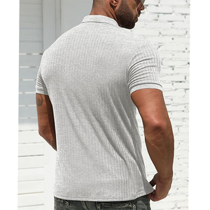 Camiseta Polo Blanca para Hombre, Ideal para Impresión y Bordado, Venta al Por Mayor Directa de Fábrica - Product Image 6
