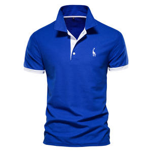 Hommes 100% coton brodé pour polos anti-rides imprimé court tailles XL et 6XL ODM approvisionnement pour le golf - Product Image 4