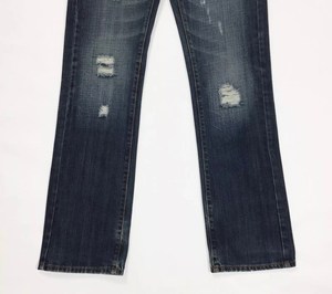 Vaqueros Hanes en Estilo Vintage Desgastados Talla 32/33x30 Artesanal Otras Artesanías Denim - Product Image 3