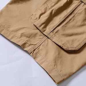 Venta al por mayor de pantalones cortos personalizados de los hombres de carga con cordón elástico en la cintura Streetwear pantalones de entrenamiento gimnasio de verano Pantalones cortos de punto de los hombres - Product Image 5