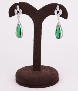 ต่างหูอินเทรนด์, ต่างหูห้อย, ต่างหูหินสี, ต่างหูเสน่ห์และดีไซน์เนอร์, ชุดปาร์ตี้, ต่างหูแฟชั่นสำหรับผู้หญิง - Product Image 1