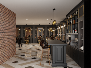 เฟอร์นิเจอร์ร้านตัดผมไม้สไตล์โมเดิร์น Decors All - ทนทาน เป็นมิตรกับสิ่งแวดล้อม ปรับได้ มีพื้นที่เก็บของหลายจุด พับเก็บได้ พกพาสะดวก เหมาะสำหรับอพาร์ทเม้นท์ - Product Image 5