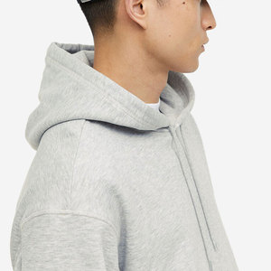 Sweat à capuche d'hiver pour hommes de couleur unie de haute qualité 100% coton multicolore polaire sweat brodé Style Hip Hop - Product Image 4