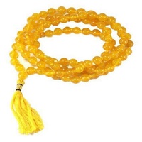 Perles de mala en pierre cornaline jaune pierre naturelle de guérison jaap mala colliers perles mala 108 pierres précieuses cristal agate grossiste
