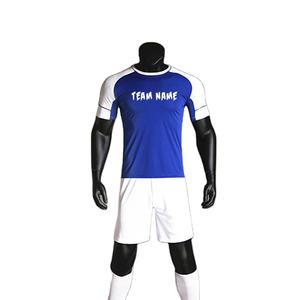 Conjunto de Camiseta y Pantalones Cortos de Fútbol para Hombre, Personalizados con Nombre y Número, Transpirables, 100% Poliéster, Impresión por Transferencia de Calor, para Entrenamiento - Product Image 1