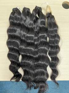 Vague d'océan cheveux vierges vietnamiens bruts gros cheveux 100% cheveux humains cuticule alignée - Product Image 3